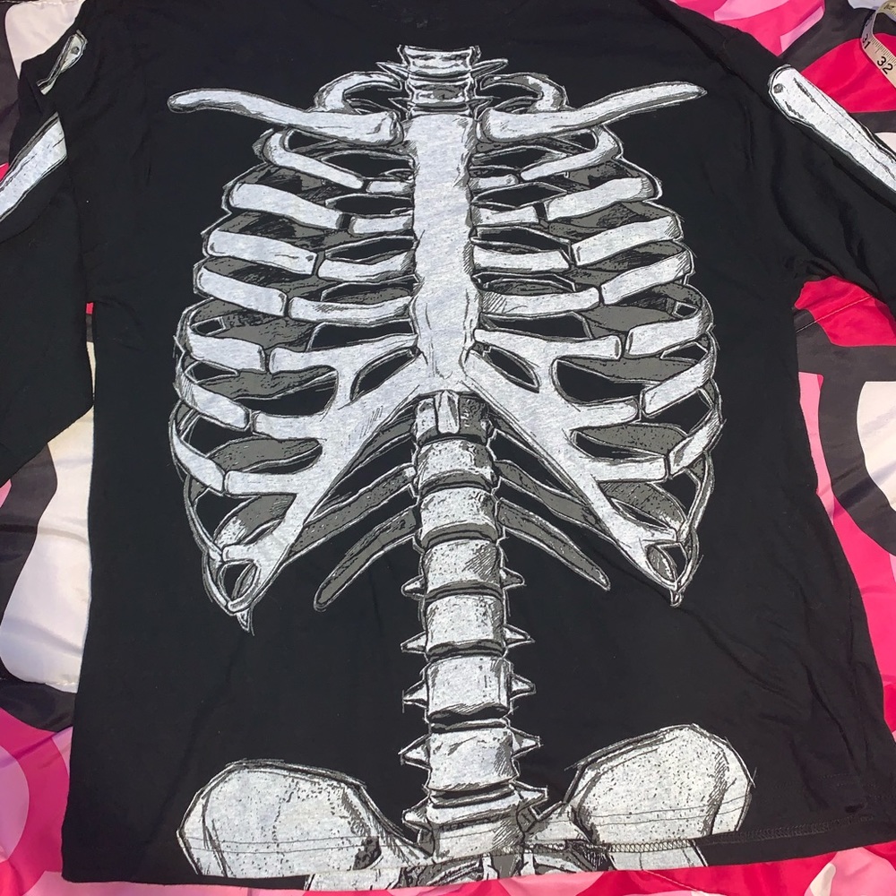 🖤Skeleton Shirt Long Sleeve